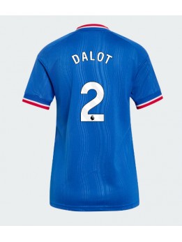 Ženski Nogometna dresi replika Manchester United Diogo Dalot #2 Gostujoči 2026-27 Kratek rokav Ženski Nogometna dresi replika Manchester United Diogo Dalot #2 Gostujoči 2026-27 Kratek rokav